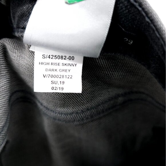 NWT Banana Republic Premium Denim Gray High Rise Skinny Ankle Jeans Size 29 - Picture 11 of 11